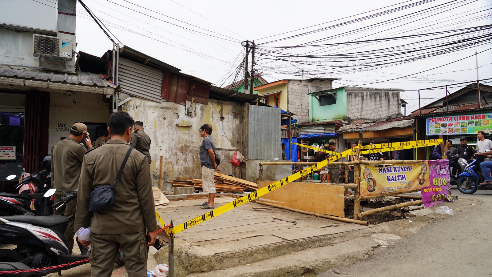 penertiban pkl di kab bogor