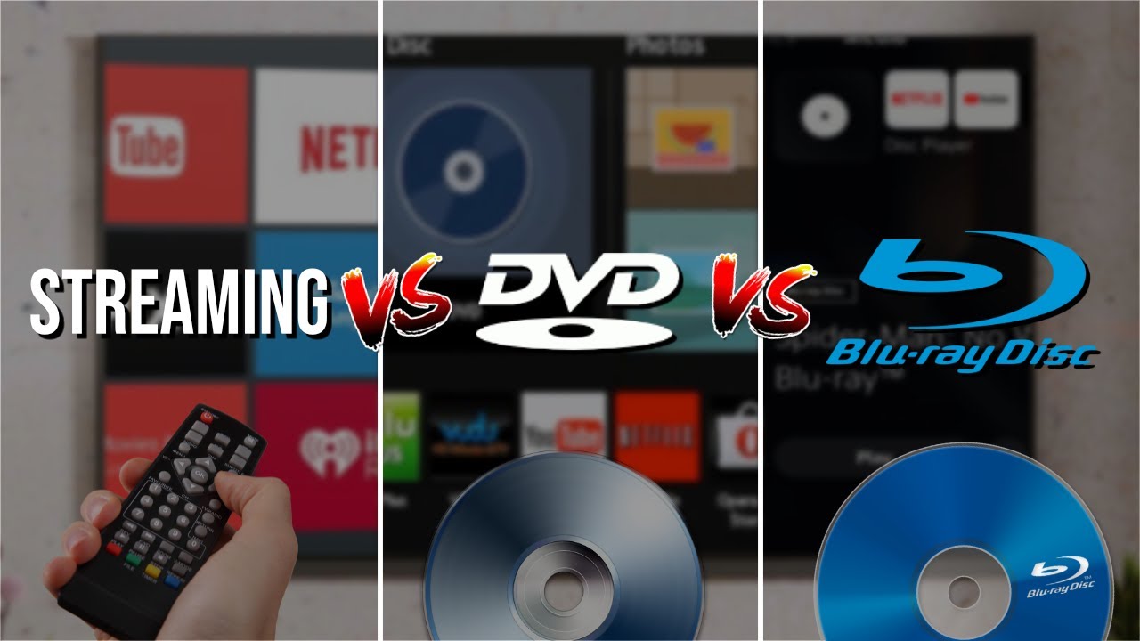 Kenikamatan menonton film dari format VHS, VCD, DVD hingga Bluray /Foto: Istimewa
