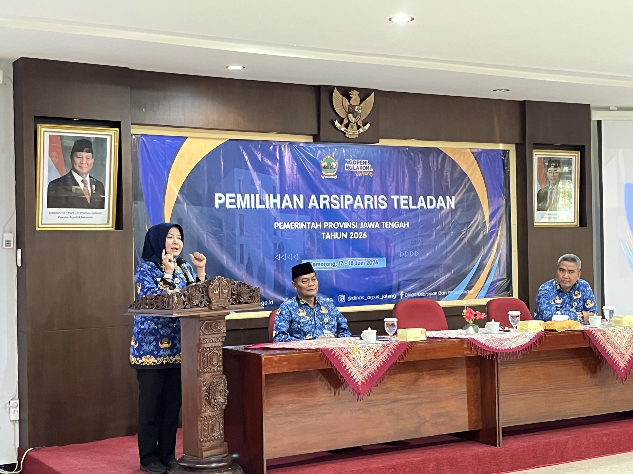 Dinas Arpus Provinsi Jawa Tengah menggelar Pemilihan Arsiparis Berprestasi Tahun 2026 sebagai bentuk apresiasi sekaligus upaya mendorong peningkatan kompetensi arsiparis di lingkungan pemerintah daerah.